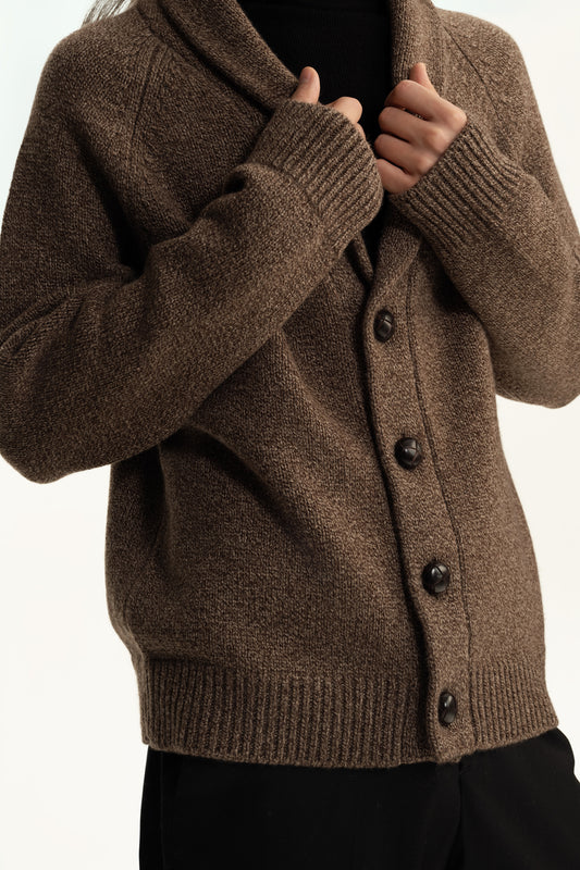 Oak Shawl Collar Cardigan