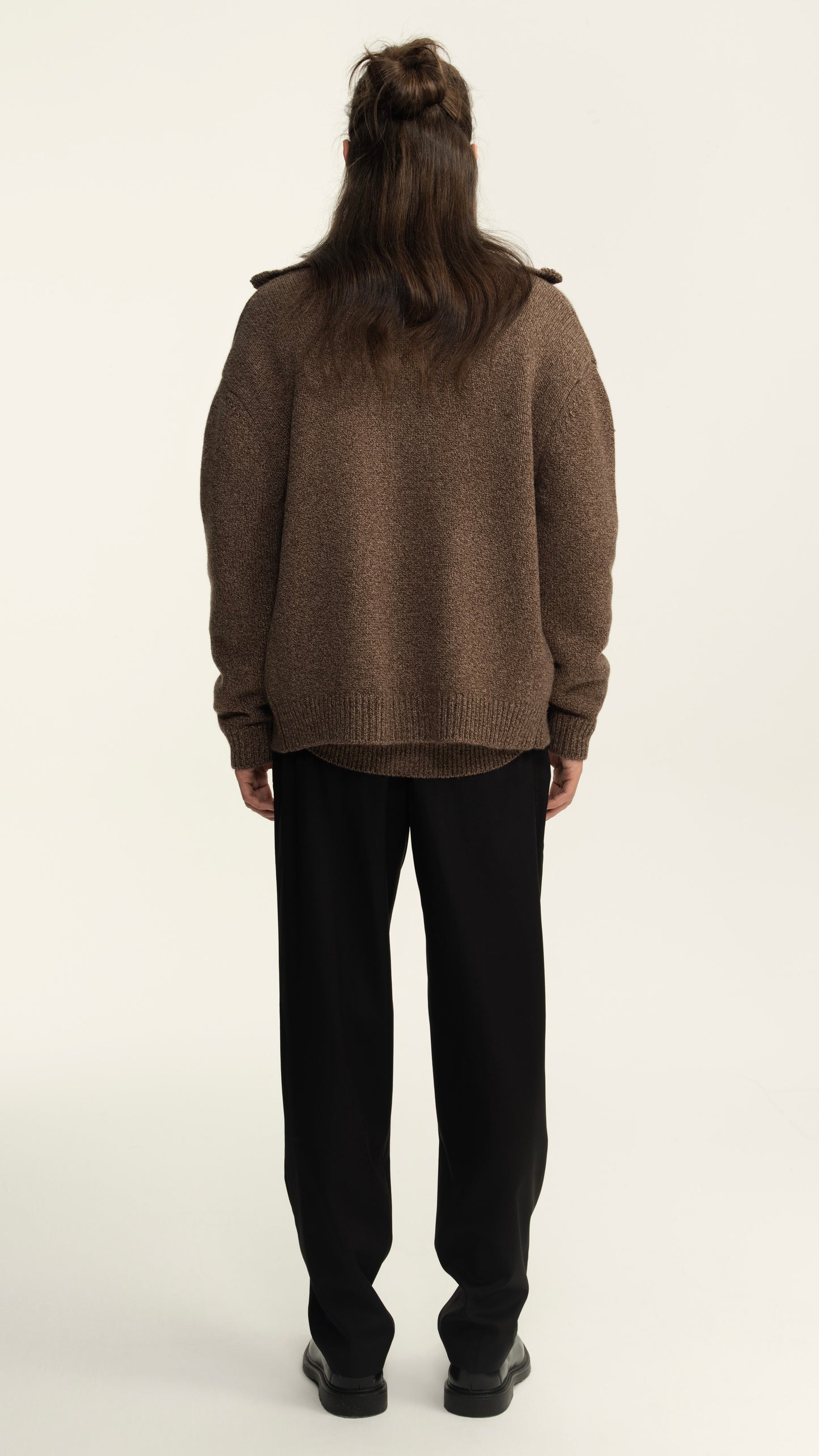 Heather Zip Cardigan