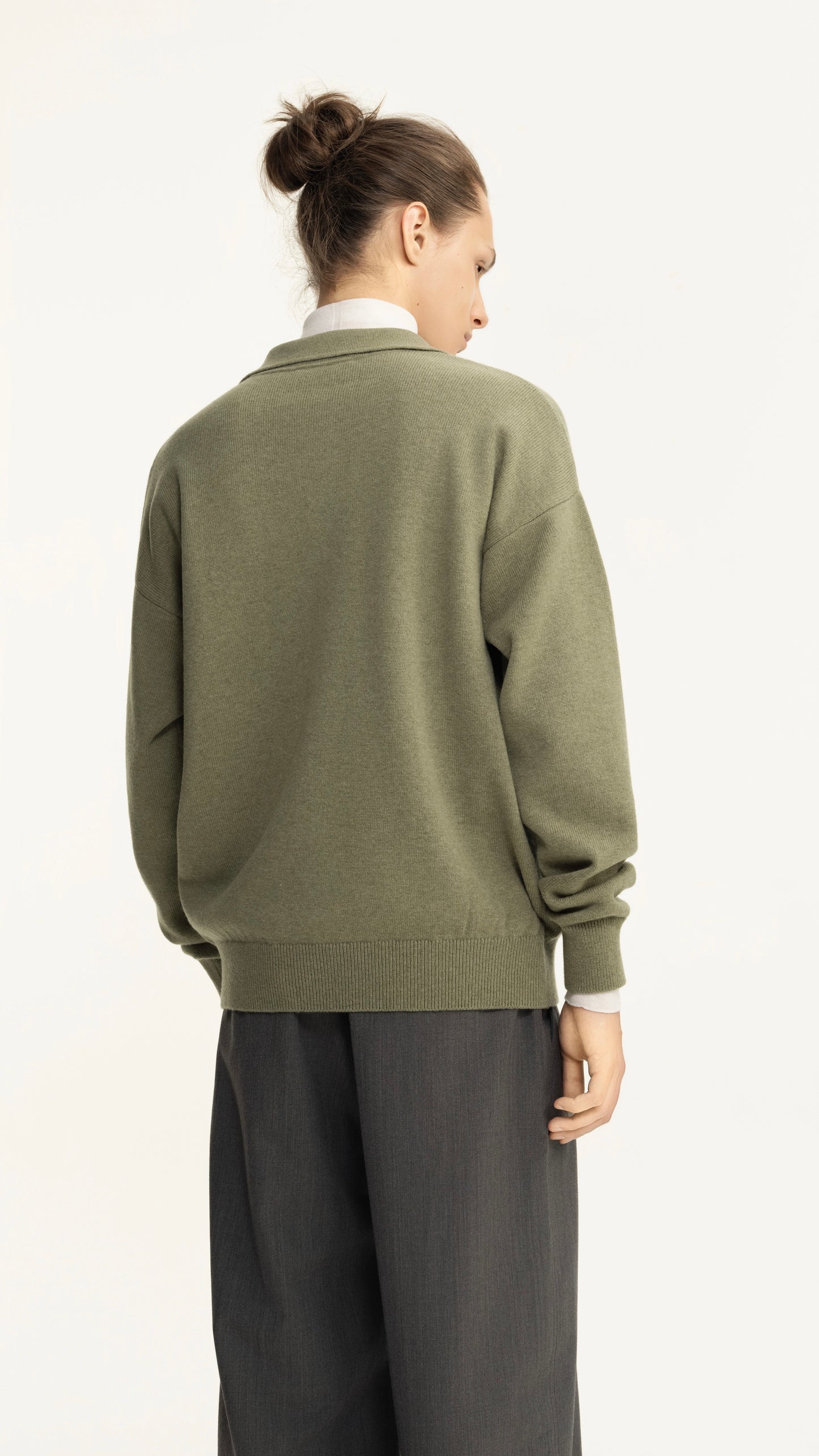 Sage Long-Sleeve Polo